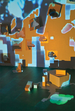Kasey Lou Lindley, Pixel Park, mixed media, dimensions variable
