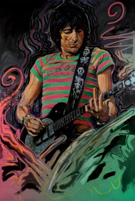 Ronnie Wood painting