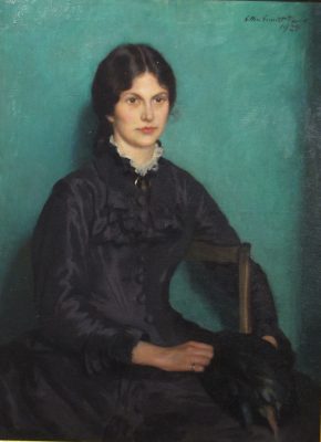 <em>The Green Background (Mrs. Jenkins)</em>, 1928.