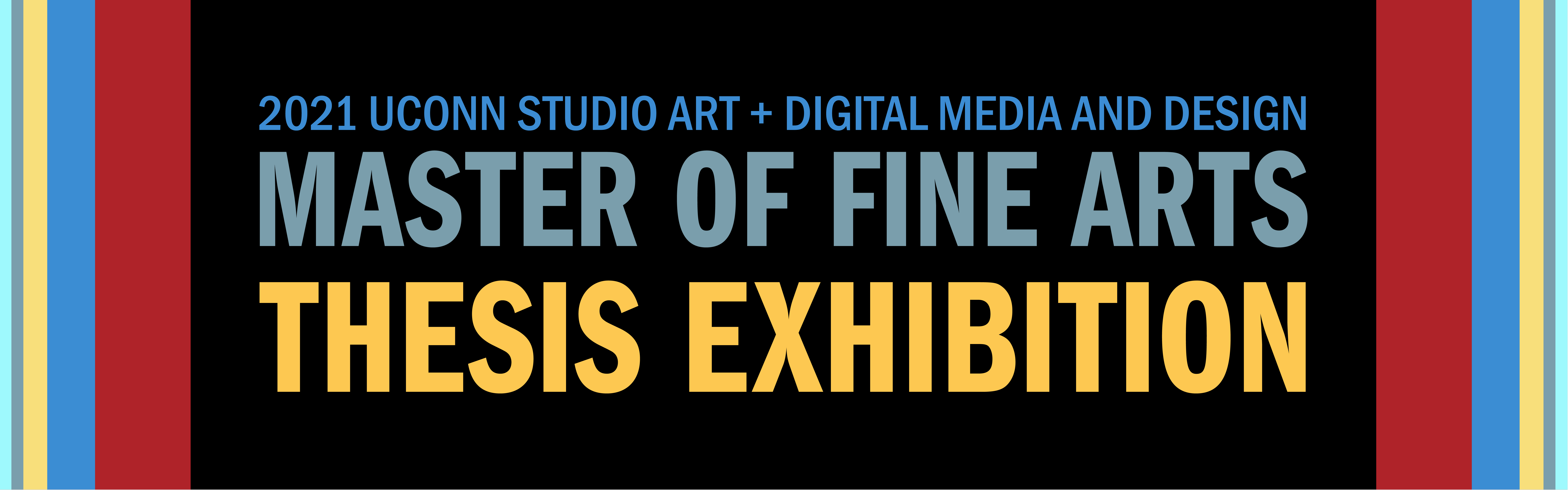 Banner image for the 2020 MFA thesis exhibition