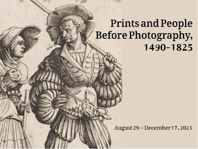 Prints & People exhibition title graphic